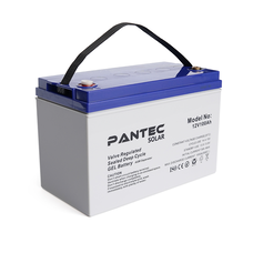 Акумуляторна батарея PANTEC  100-12 GEL 12V 100 Ah (330 x 173 x 218), 30.4 kg Grey Q1/48 Зображення