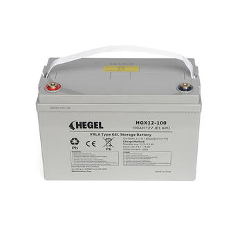 Акумуляторна батарея HEGEL GEL 100-12 12V 100Ah (330x171x220 mm), 28kg Изображение