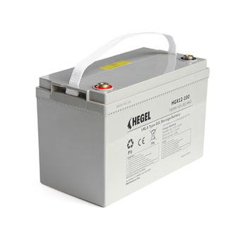 Акумуляторна батарея HEGEL GEL 100-12 12V 100Ah (330x171x220 mm), 28kg Изображение