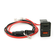 АЗУ FPUV-B, PD+QC3.0, Type-C: 30W, 5V-3A/9V-3A/12V-2.5A, USB: 18W, 5V-3.4A/9V-2A/12V-1.5A, 33x23mm, LED Blue, Black Изображение