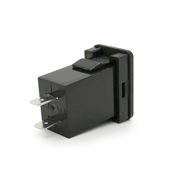 АЗУ FPUV-R, PD+QC3.0, Type-C: 30W, 5V-3A/9V-3A/12V-2.5A, USB: 18W, 5V-3.4A/9V-2A/12V-1.5A, 33x23mm, LED Red, Black Изображение