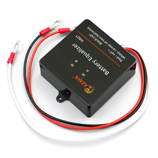Балансир HA01 для акумуляторних батарей AGM, GEL, Li-ion, LiFePo4, 2x12V, 5A, 70x70x27mm Изображение