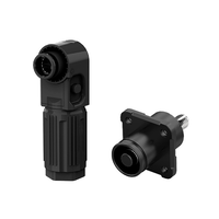 Комплект роз'ємів для АКБ (тато+мама), SRDB-150С, 150А, 1500V, IP67, Black Изображение