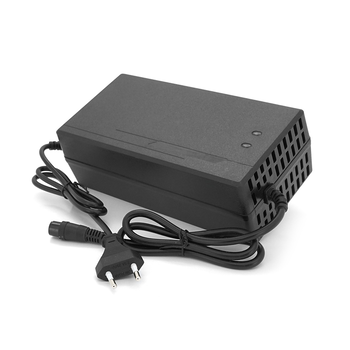 Зарядний пристрій Jinyi для акумуляторів LiFePo4 48V(58,4V),16S,8A,штекер 3-pin,з індикацією,BOX Изображение