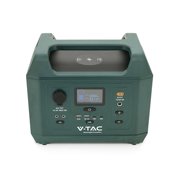 Портативна станція V-TAC Power VT-606N, LiFePO4(IRF32135 12.8V 45Ah/576Wh), PEAK 1000W, 18W 5V3.5A, PD18W, PD65W, 295*206*2285 мм. 7.8 кг Зображення