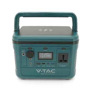 Портативне джерело живлення V-TAC VT-606, 500W, ( 26.2Ah /21.6V 568Wh)(275x170x200) 5.4kg Зображення