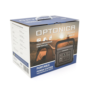 Зарядна станція Optonica B600-A1. Ємність 512Wt/h, Потужність 600Вт. Out:2xAC230, 2хDC13.3V/10A, USB-3x5V/2.4A, Type-C 100W(PD), 290х210х204мм. 7.9кг Изображение