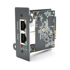 Карта віддаленого управління SNMP для ДБЖ, Lan, RS232, 12V, 110x70x24mm Изображение