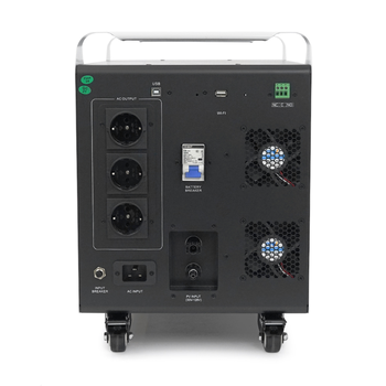 Must HBP1800-3024OS 3072W LiFePO4 LCD, 24VDC, PV 60A MPPT, 230V ±5%, 6000 cycle 80% DOD, 25°C, 4xUSB, 2x12V1A, Type-C, 3xAC 220V, 288*348*490, 33KG Изображение