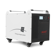 Must HBP1800-3024OS 3072W LiFePO4 LCD, 24VDC, PV 60A MPPT, 230V ±5%, 6000 cycle 80% DOD, 25°C, 4xUSB, 2x12V1A, Type-C, 3xAC 220V, 288*348*490, 33KG Зображення