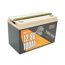 Акумуляторна батарея LiFePO4 Power Queen 12.8V 100Ah, 1280Wh, BMS 100A, LOW-TEMP, ≥4000 циклів, 329*172*214мм, 9.8kg Изображение