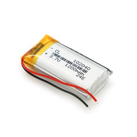 Літій-полімерний акумулятор 10*20*40mm (Li-ion 3.7В 1200мА·год) Зображення