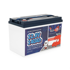 Акумуляторна батарея LiFePO4 Timeusb 12.8V 140Ah, 1792Wh, BMS 50A, 330*172*216мм Изображение