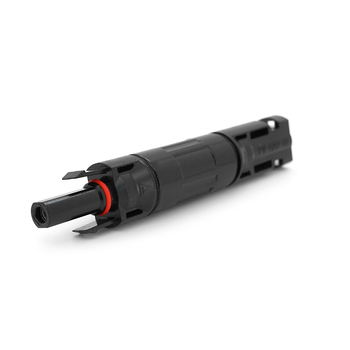 Конектор RISIN MC4, з діодом постійного струму, 10А,1000 В, 0.5mmΩ, вогнестійкість UL94-VO,IP67, -40℃-+90℃, Black Зображення