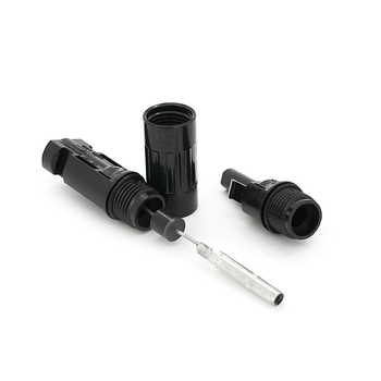 Конектор RISIN MC4, з діодом постійного струму, 20А,1000 В, 0.5mmΩ, вогнестійкість UL94-VO,IP67, -40℃-+90℃, Black Изображение