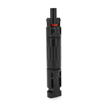 Конектор RISIN MC4, з діодом постійного струму, 25А,1000 В, 0.5mmΩ, вогнестійкість UL94-VO,IP67, -40℃-+90℃, Black Изображение