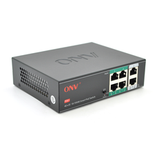 4х портовий PoE комутатор з автоперезапуском ONV-H1064PSD, 4хРоЕ 100 Мбіт + 2хUplink 100 Мбіт до 250м, IEEE802.3af/at, загальна потужність 65Вт Изображение