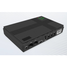 ДБЖ UPS-36W DC1036P-8 для роутерів/комутаторів/PON/POE-430(15-24V), 5/9/12V, 8800мAh(4*2200MAh), USB 3.0, Black, BOX Зображення