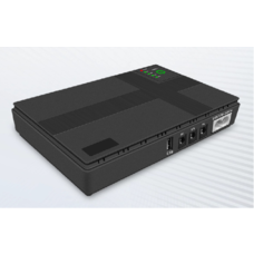 ДБЖ UPS-36W DC1036-10 для роутерів/комутаторів/PON, 5/9/12V, 10400мAh(4*2600MAh), USB 3.0, Black, BOX Зображення