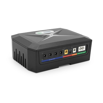 ДБЖ UPS-45W DCP-45W-20 для роутерів/комутаторів/PON/POE-430(15-24V), 5/9/12V, 20800мAh(8*2600MAh), USB 3.0, Black, BOX Зображення