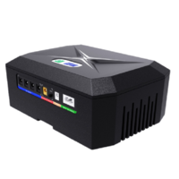 ДБЖ UPS-100W/32 DCP-100W-48 для роутерів/комутаторів/PON, 9/12V*3, 48000мAh(8*6000MAh), Black, BOX Изображение