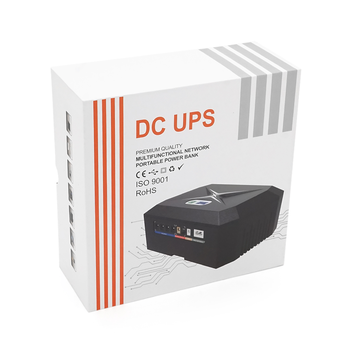 ДБЖ UPS-120W/32 DCP-120W-48 для роутерів/комутаторів/PON, 9/12V*3, 48000мAh(8*6000MAh), Black, BOX Зображення
