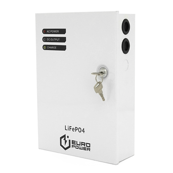 ДБЖ 12V/3A EuroPower EP-UPS-1203HC(M), під акб LiFePO4 -12V/7А, струм заряду - 14,4V - 2А, метал, 265x195x75 mm Изображение