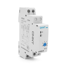 Реле часу CHINT NTE8В015S, на DIN-рейку, затримка включення-0.1с-5с, Ue/le: AC-15 240В/0,75А, -5°С~+40°С, 93х66,5х18,5 мм Изображение
