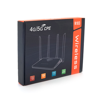 Бездротовий маршрутизатор CPE R103 4G/5G, бездротова передача, 300Mbps 5V, 2A (SIM-карта) Зображення