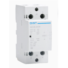 Контактор CHINT NCH8-40/20 220V,40А, 7.5kW, 2NO, на DIN-рейку, 85*65,5*36мм Изображение