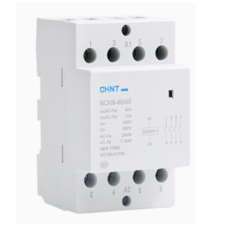 Контактор CHINT NCH8-40/40 220V,40А, 26kW, 4NO, на DIN-рейку, 85*65,5*54мм Изображение