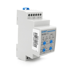 Реле контролю фаз CHINT NJYB3-13 AC220V, 3F4P, Захист U+(1,05~1,3)*Us/U-(0,7~0,95)*Us,Затримка 0,1~10с,Захист обриву/послідовності фаз/баланс20%, Ue240/415V, Ie0.75/0.47, 1CO+1NO Изображение