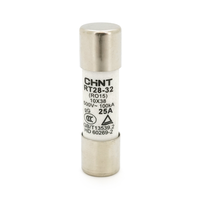 Плавкий запобіжник CHINT-RT28-32 (RO15) 25A 500AC, 10×38mm, змінної напруги, 20 штук в упаковці, ціна за 1 штуку Изображение