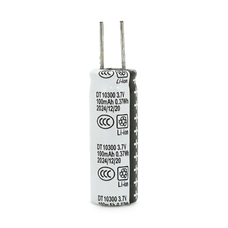 Акумулятор 10300 Li-Ion Doctor DT10300, 100mAh, 3.7V, клем під паяння, Φ10*L30mm, Grey Изображение