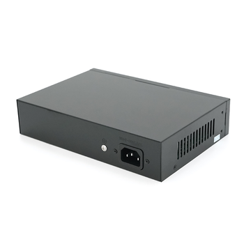 POE комутатор гігабітний Merlion 8 POE 10/100/1000 + 2 RJ45 10/100/1000 вбудований блок живлення 52V 2.3A Зображення