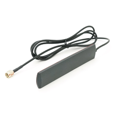 Внутрішня GSM/WIFI антена 3G/4G/LTE WiFi, 850-990/1710-2700MHz 5dBi, 3М скотч, 1 метр кабелю, кабельне введення Роз'єм SMA Male Изображение