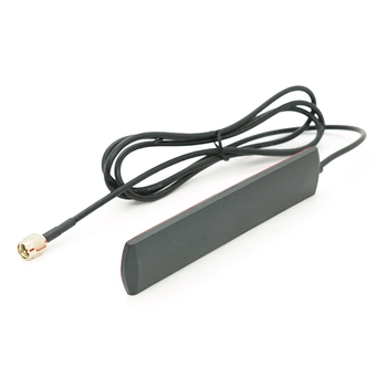 Внутрішня GSM/WIFI антена 3G/4G/LTE WiFi, 850-990/1710-2700MHz 5dBi, 3М скотч, 1 метр кабелю, кабельне введення Роз'єм SMA Male Зображення