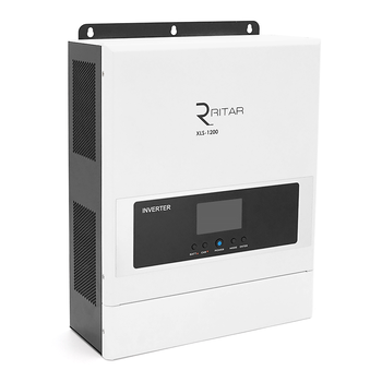 Гібридний інвертор RITAR XLS-1200, 1000W/1200VA, 12V, струм заряду 10-20-40A, INV135-265V (UPS180-265V), MPPT (40А, 17-100 Vdc4), 3. Изображение