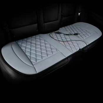 Накидка на заднє автомобільне сидіння з підігрівом, 12V, сіра Изображение