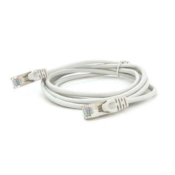 Патч-корд литий MERLION, FTP, RJ45, Cat.5e, 2m, сірий, CCA, Q200 Зображення