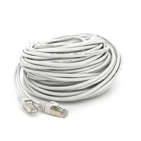Патч-корд литий MERLION, FTP, RJ45, Cat.5e, 30m, сірий, CCA, Q200 Изображение
