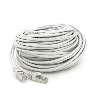 Патч-корд литий MERLION, FTP, RJ45, Cat.5e, 30m, сірий, CCA, Q200 Изображение