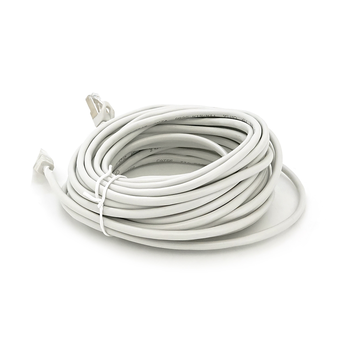 Патч-корд литий MERLION, FTP, RJ45, Cat.5e, 10m, сірий, CU, Q200 Зображення