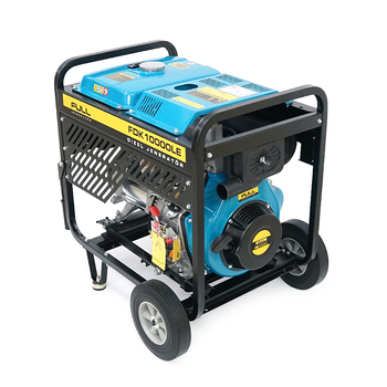 Дизельний генератор FULL FDK10000LE, 1-фазний 230V, 50Hz, 9.4kVA/7.5kW, бак 12,5 л, витрата 2 л/год, ручний/стартер (без АКБ), 700х510х620 мм, 124 кг Изображение