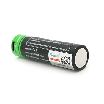 Акумулятор 21700 Li-Ion Vapcell P2160A, 6000mAh, 12.5A, 3.6V (2.5-4.2V), USB type-c, 2 шт. в упаковці, ціна за 1 шт Зображення