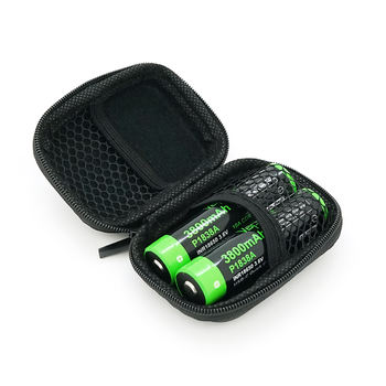 Акумулятор 18650 Li-Ion Vapcell P1838A, 3800mAh, 10A, 3.6V (2.5-4.2V), USB type-c, 2 шт. в упаковці, ціна за 1 шт Зображення