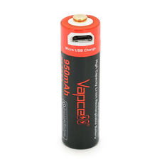Акумулятор 14500 Li-Ion Vapcell P1409A, 950mAh, 3.6V, Micro USB Изображение