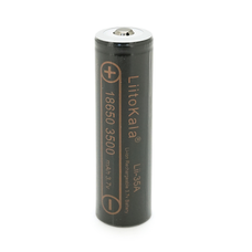 Акумулятор 18650 Li-Ion LiitoKala Lii-35A-JT, 3500mAh (3300-3500mAh), 3.7V (2.75-4.2V), Black Зображення