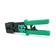 Інструмент VegGieg V-E113 для обтискання RJ-45 (8P8C) та RJ-12/11 (6P6C) 4P4C, Чорно/Зелені Q10 Зображення