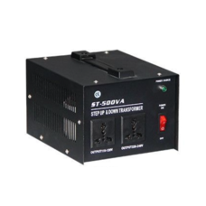 Перетворювач напруги трансформаторний універсальний ST-500VA Input 220 V/Output 110V, Input 220 V/Output 110V+ Зображення
